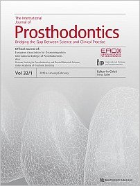 The International Journal of Prosthodontics, 1/2019