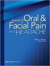 Journal of Oral & Facial Pain and Headache, 1/2015