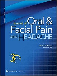 Journal of Oral & Facial Pain and Headache, 4/2016
