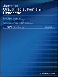 Journal of Oral & Facial Pain and Headache, 1/2020