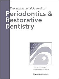 International Journal of Periodontics & Restorative Dentistry, 6/2016