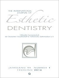 International Journal of Esthetic Dentistry, 1/2016