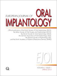 International Journal of Oral Implantology, 1/2013