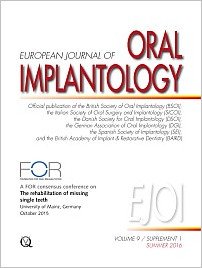 International Journal of Oral Implantology, 5/2016
