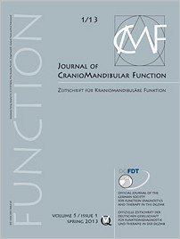 Journal of Craniomandibular Function, 1/2013