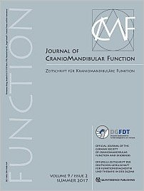 Journal of Craniomandibular Function, 2/2017