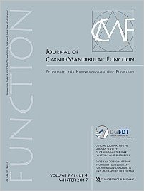 Journal of Craniomandibular Function, 4/2017