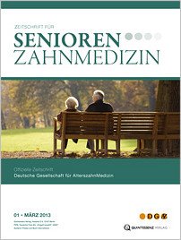 Senioren-Zahnmedizin, 1/2013
