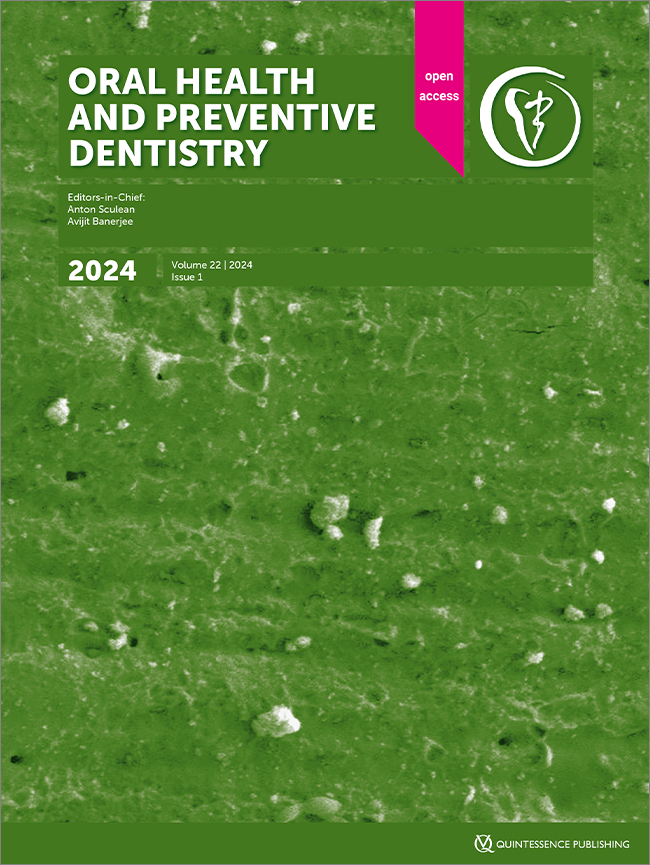 Oral Health and Preventive Dentistry, 1/2024