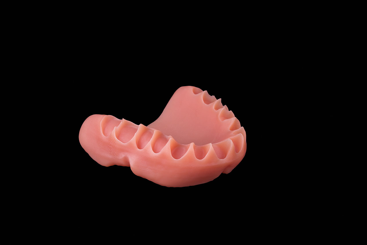 Abb. 8 Prothese ohne Zähne.