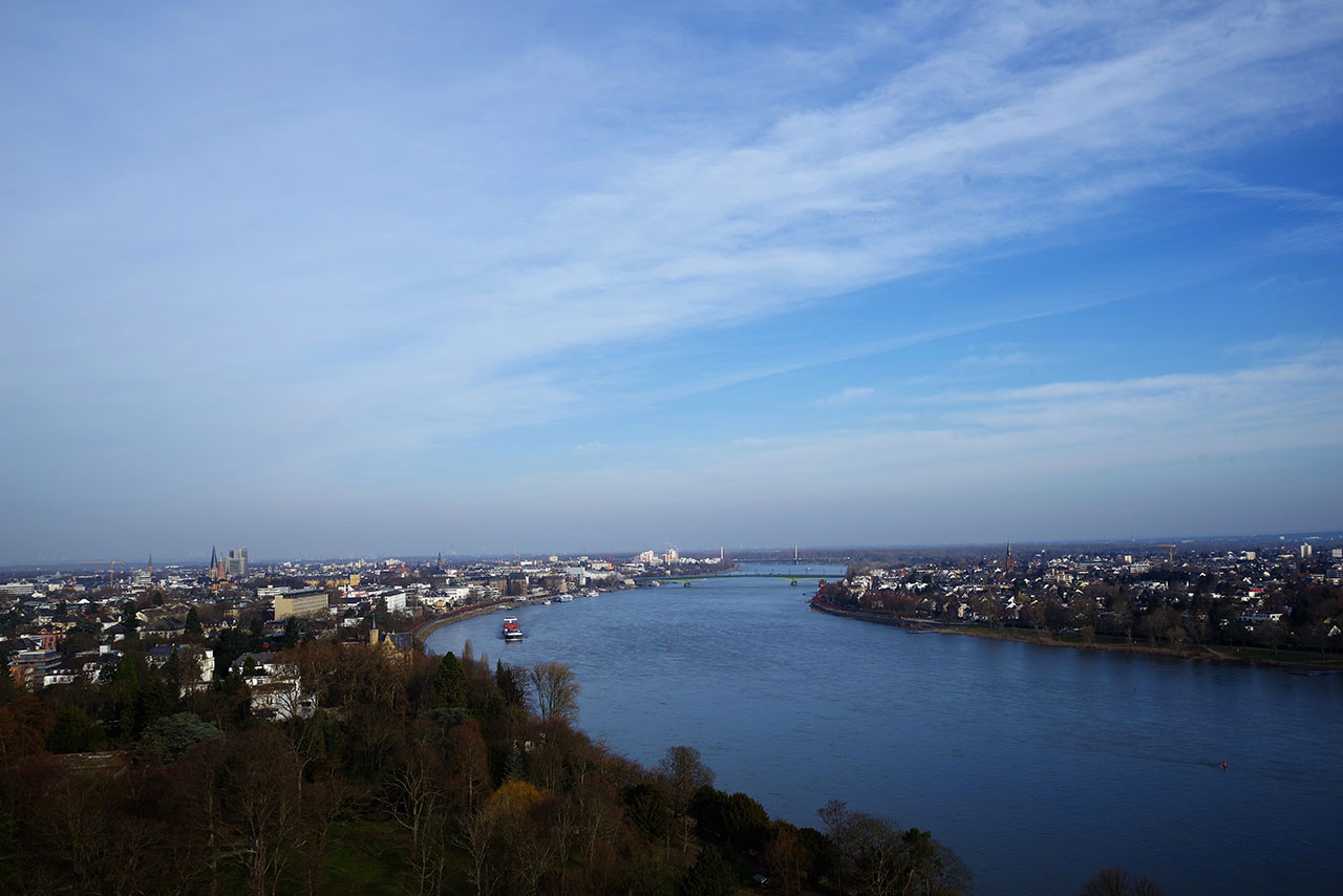 Blick auf Bonn vom Kongresshotel am WCCB (Foto: Bach/ITI)