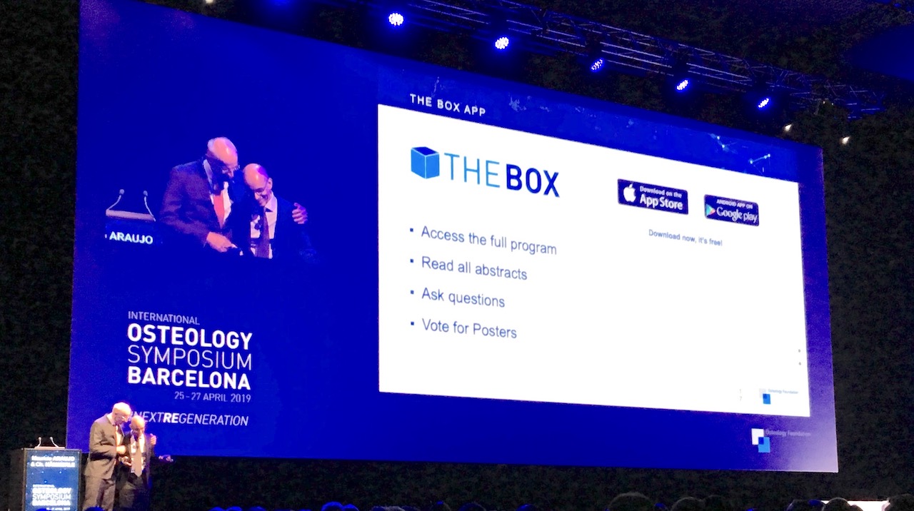 „The Box“ – die App für den Austausch über den Kongress hinaus. (Foto: Quintessence News)