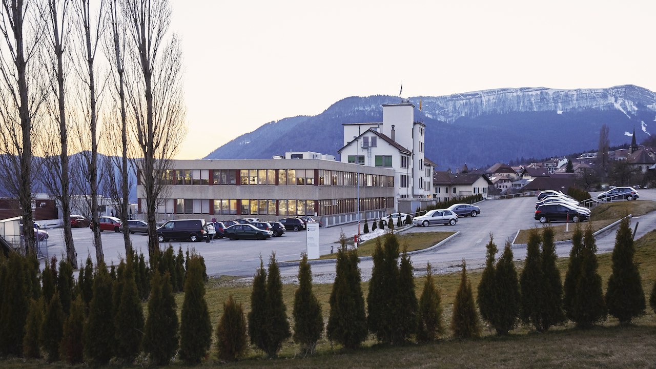 Die Produktionsstätte von Maillefer in der Schweiz (Foto: Dentsply Sirona)