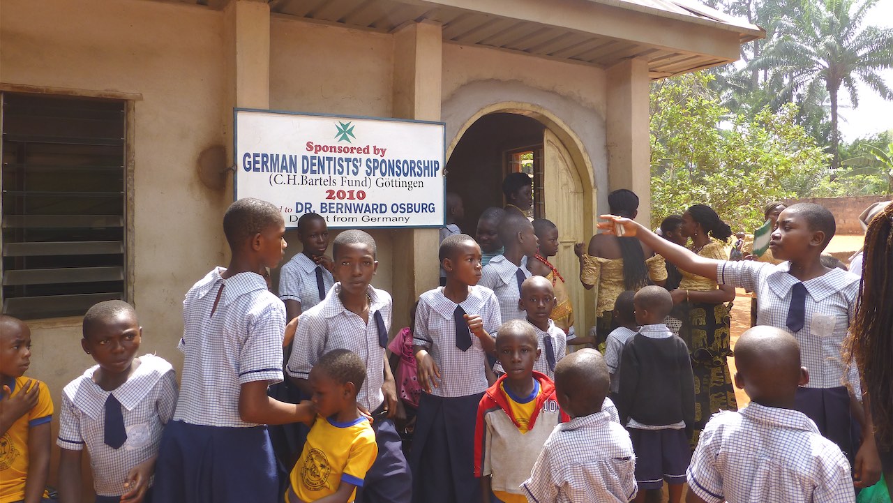 Die Schule in Nsukka wurde mit Unterstützung des HDZ gebaut
