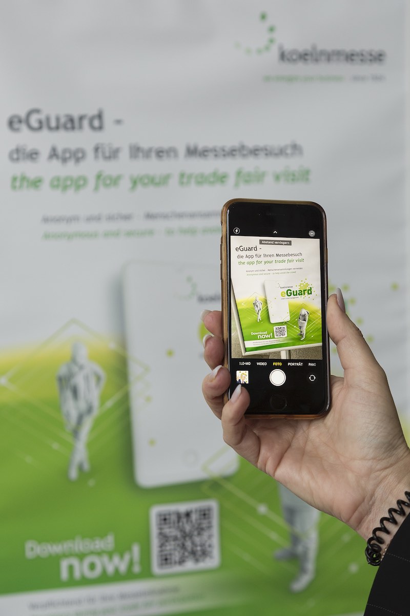 Die eGuard-App muss von allen Besuchern genutzt werden.