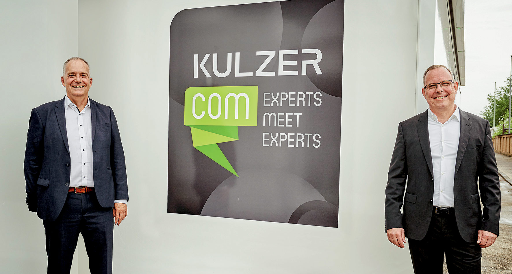 CMO Stefan Klomann und Geschäftsführer Marc Berendes freuen sich auf den Start der Kulzer Mobile Academy Tour.