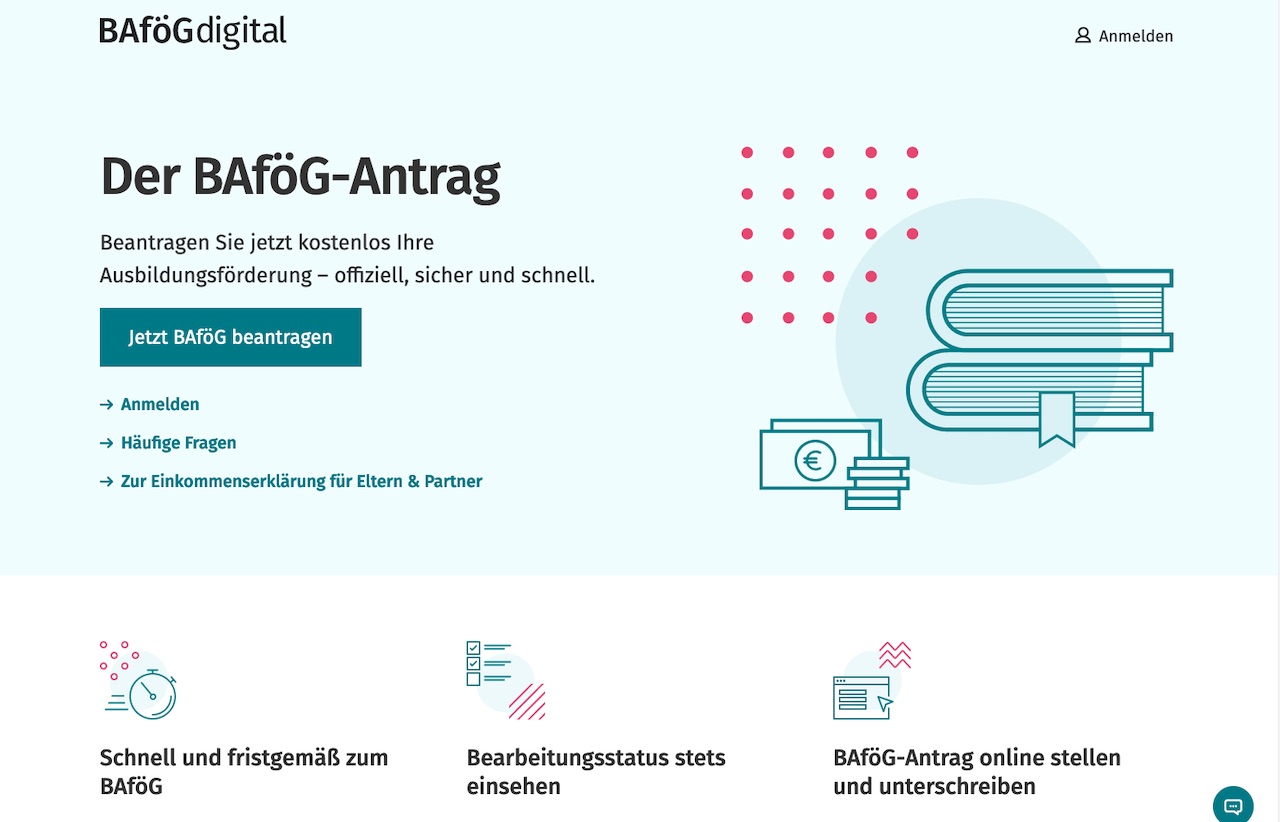 Das neue Portal BAföG digital