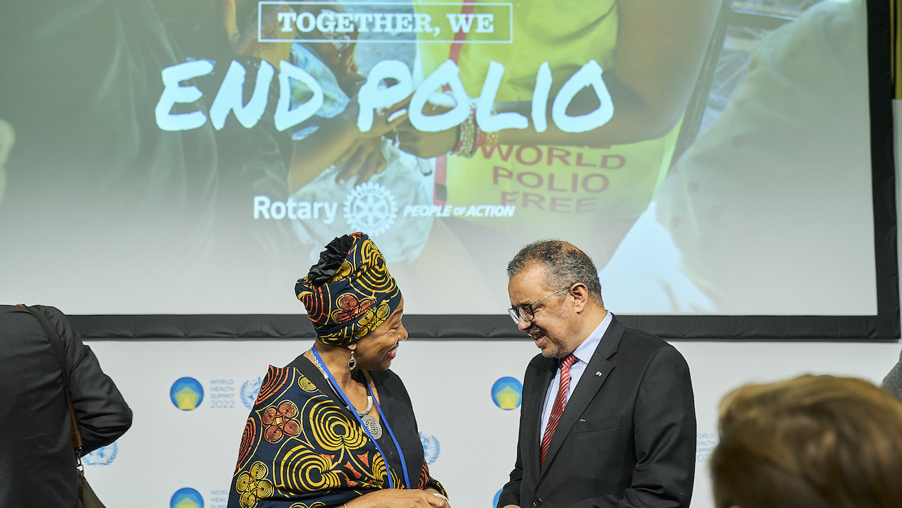 Der Kampf gegen die Polio bleibt eine große Aufgabe. Auch dazu gab es Allianzen.