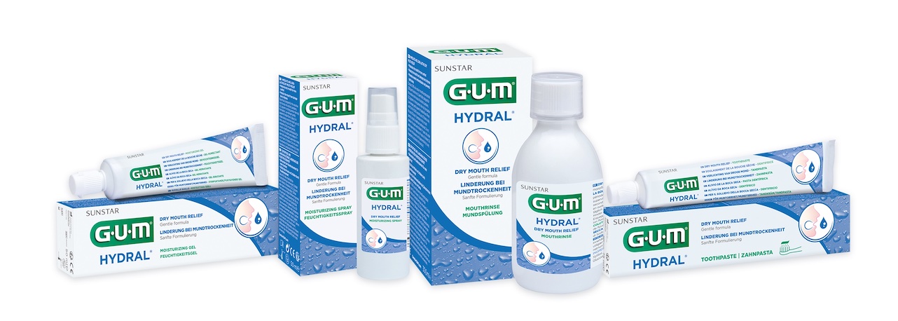 Die Gum Hydral Produktfamilie ist breit aufgestellt und bedient damit individuelle Bedürfnisse. Bild: Sunstar Gum