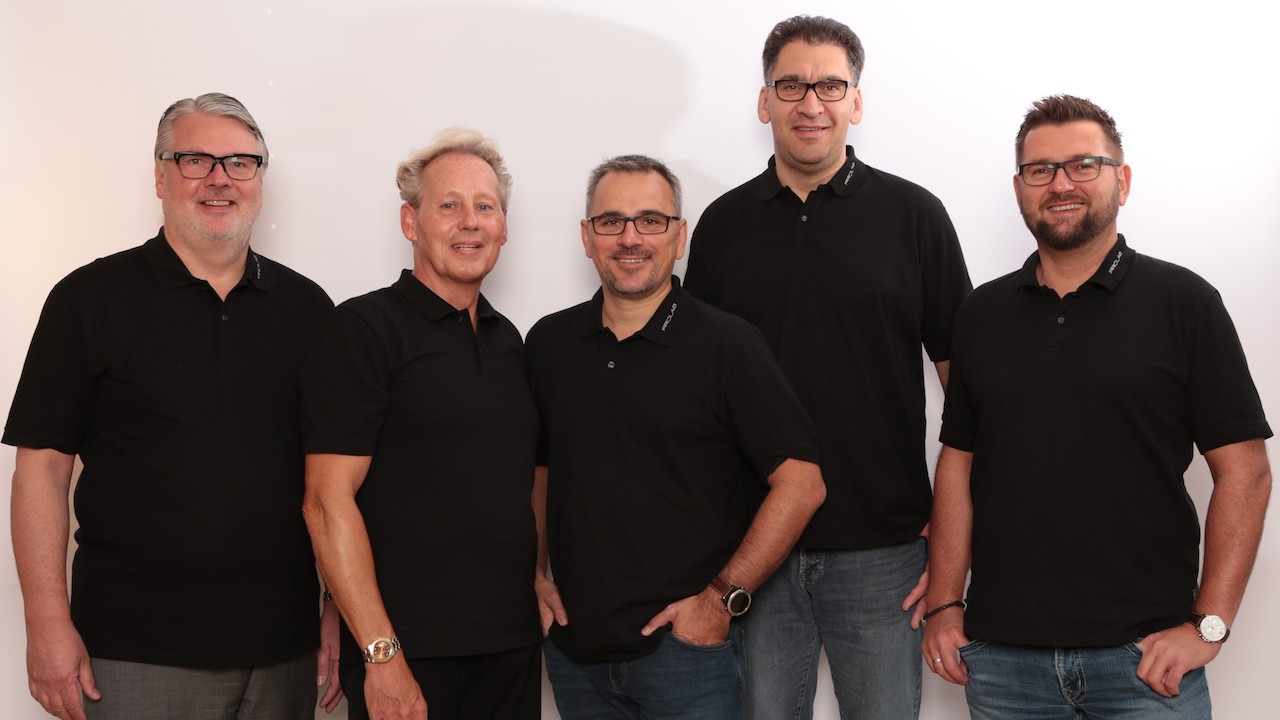 Der Vorstand der ProLab e.V. (von links): Uwe Kanzler, Christian Reinsch, Roman Dotzauer, Raoul Gerhold, Marcel Liedtke (Vorstandsmitglied Volker Wagner nicht im Bild).