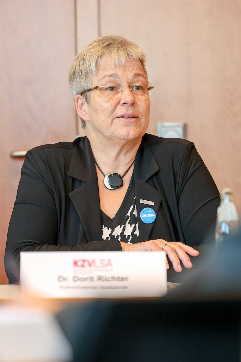 Dr. Dorit Richter, stellvertretende Vorstandsvorsitzende der KZV Sachsen-Anhalt