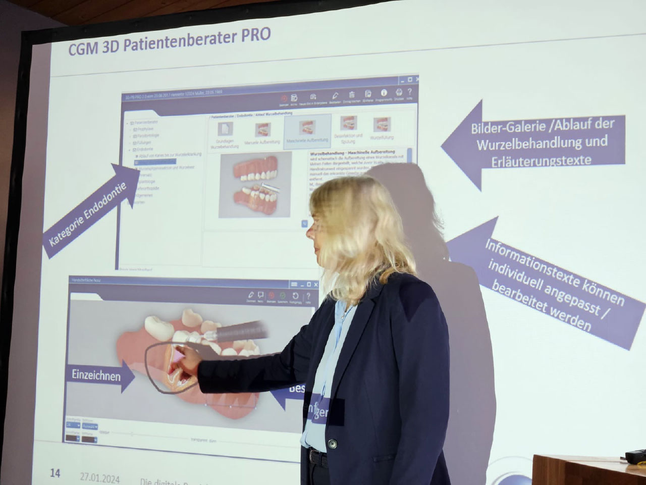 Sabine Zude vom VDDS informierte zu Digitalisierung und TI.